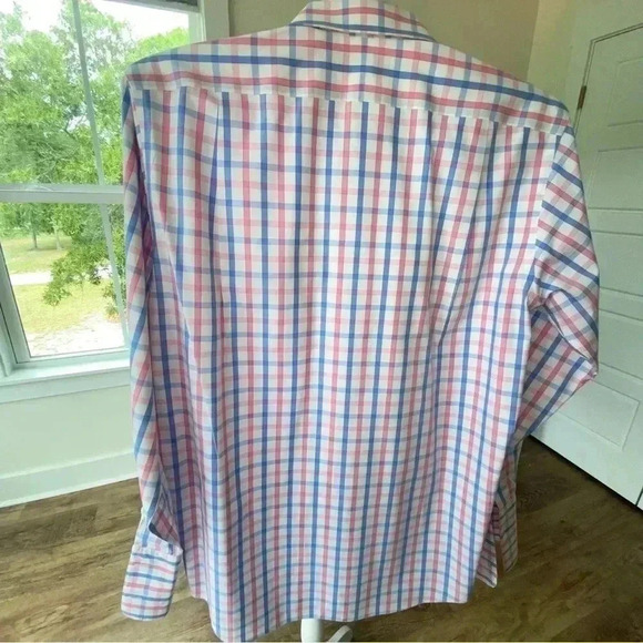 Paul Fredrick Dress Shirt Size 15 1/2 - 35 NWOT Cuff Link Sleeves Very Preppy - Picture 6 of 12